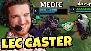 Showing My Jhinometry to THE LEC Caster! * MEDIC *
