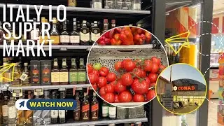 Exploring the conad supermarket in italy #conadmarket #italy #studentlifeitaly #viterbo