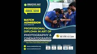 Admisssion Open for Professional diploma in Art of Photography and Cinematography #shorts