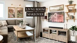 Living Room Makeover (cozy modern traditional)