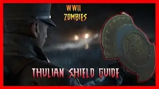 THULIAN SHIELD THE FROZEN DAWN (WW2 ZOMBIES DLC4 SHIELD GUIDE)