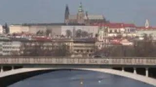 Prague disinfects public places to fight virus