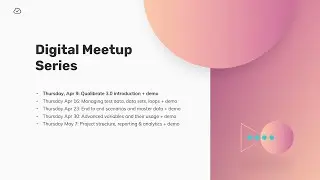 Apr 9 - Digital Customer Meetup - Qualibrate 3.0 introduction - video recording