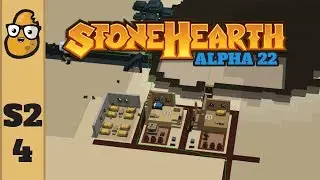 Stonehearth  Ep. 4 - Let's Play Stonehearth Alpha 22 - Rayya's Children!