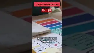 UX Tips 7 Streamlinedd Forms  #ux  #uiux #uxuitips