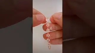 Daisy bracelet tutorial in details, got it? #diybracelet #bracelet #beadedbracelet #beadedjewelry