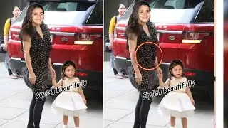 Pregnant alia bhatt with raha kapoor spotted outside new house going for birthday party 2026