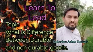 What is Difference Between Durable And Non Durable goods | azher Hussain FMCG|