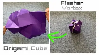 Origami Cube Flasher Vortex - Cube to Flasher!
