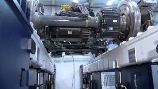 Case study - High speed train maintenance workshop depot equipment