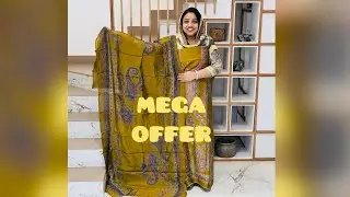 MEGA OFFER…PRICE:890+SHIPPING…UNSTITCHED SUITS…NO RETURN…KOODU…FOR BOOKING:6282154708…