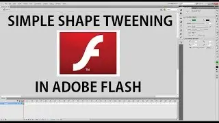 Simple Shape Tween Tutorial in Adobe Flash.
