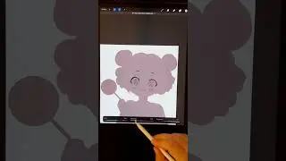 How to avoidd jaggy color fill lineart in Procreate Tutorial
