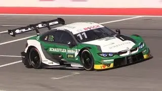 BMW M4 DTM 2019 in Action at Misano World Circuit-Turbo 4 Cylinders Sound, FlyBys, Accelerations