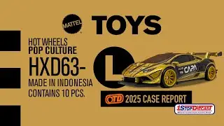 Hot Wheels 2025 POP CULTURE (mix 5) L case unboxing presented by 1 Stop Diecast