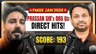 FMGE Jan 2026 Result Topper Interview | Dr. Narshima Modi with Dr. Sandeep Sir | PW MedEd