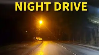 POV Night Drive from Camberley UK | Relaxing UK Driving Video