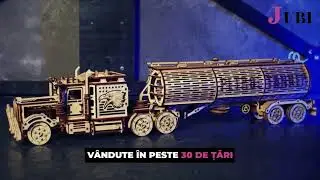 Puzzle 3d din lemn