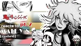 Tokyo Revengers react to M! Y/n part 2 [credits in desc; very rushed]