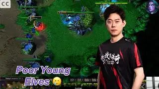 [Eng Sub] Warcraft 3｜Moon｜⭐⭐⭐ Poor Young Elves 🥲｜NE Mirrors