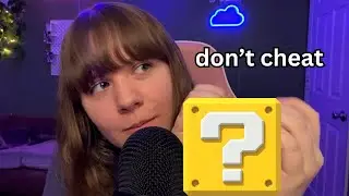 ASMR GUESS THE TRIGGER (open and close your eyes)