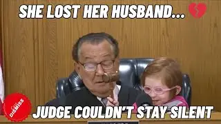 Judge Caprio Comforts Mom Who Lost Her Husband 💔  Heartwarming Court Moment