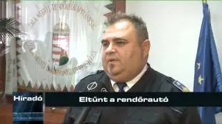 Eltűnt a rendőraut&oacute;