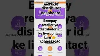 ezeepay distributor id dashboard 😍 ezeepay retailer id free 🆓 ezeepay distributor id #ezeepay #short
