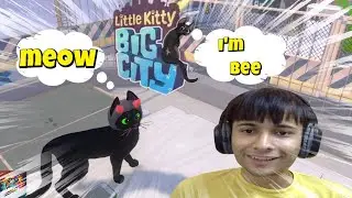 CAT vs BEE I Little Kitty Big City I NoobGamingShow