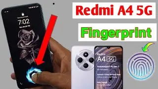 Redmi A4 5g Display fingerprint Setting | Redmi A4 Fingerprint Screen Lock Kaise Lagaye