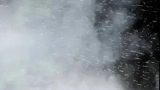 !SNOW-STORM-TRANSITION!with sound! Stockfootage