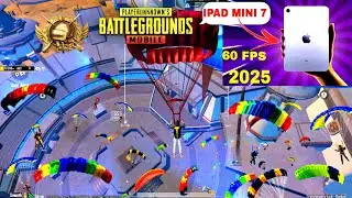 BEST IPAD 🥰 MINi 7 PUBG / BGMI TEST 60 FPS 🔥 2025 full Gyro always on 