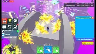 The New clicker simulator update the Futuristic Fantasy Island in the world of clicker simulator