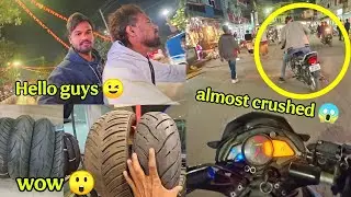 ns 125 tyre upgrade | new amazing tyres ns 125 | live crushed | don't skip the video 😉