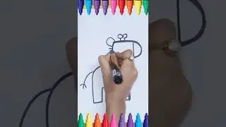 giraffe drawing easy#shorts#giraffe#shortvideo#drawing#viralshorts#youtubeshorts