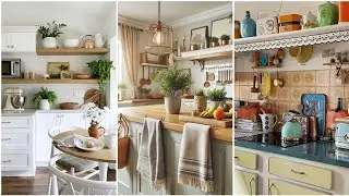 60+Small kitchen decoration ideas. Timeless kitchen organization ideas. #smallkitchendecor #kitchen