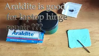 Araldite is good for laptop hinge repair ???