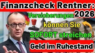 Finanzcheck 2026 f&uuml;r Rentner: Diese Versicherungen k&ouml;nnen Sie SOFORT streichen! | Geld im Ruhestand