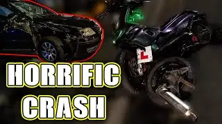 Halloween Car Meet Ends With A HORRIFIC CRASH 😱