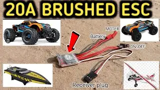 20A Brushed | Unboxing video & testing Video | For Brushed Motor