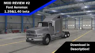 ATS MOD REVIEW! Ford Aeromax! 1.39 & 1.40 beta