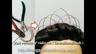 simple crown for girls from copper wire (Fast version ) 280