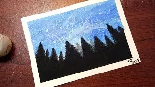 Simple Watercolor  'Forest' !!!