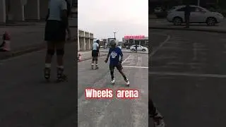 Backward skating with Brightening Lux #skating #rollerblading #rollerskating