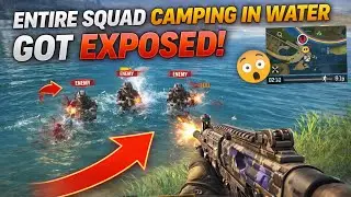 Entire Squad Camping in Water Got Exposed #codm #callofdutymobile #branked #battleroyale #squadwin 