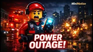 LEGO Rescue Force  Episode 1 Citywide Power Outage  Action Animated