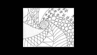 Calming classroom- doodle spiral