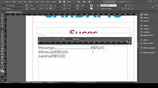 InDesign - Tabulação