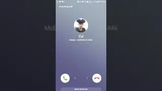 Samsung J7 Prime Incoming Call Space Craft Ringtone (Screen Record)