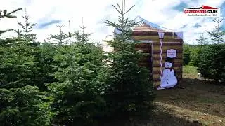 3m x 3m Santa&rsquo;s Grotto 2025 | Pop up Printed Gazebo | Gazeboshop
